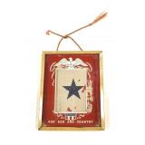 WW2 Blue Star Window Banner For God & Country