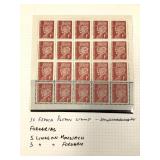 French Philippe Petain 1941 Brit Forgeries Stamps