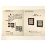 WW 1 Brit War Forgeries 10pfg & 15 pfg w Orig