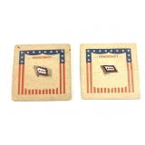 2 Son In Service Blue Star Pins w 3 Stars Each