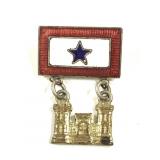 US Army Corps of Engineers Blue Star Pin