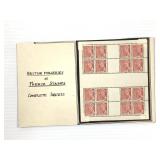 British Forgery French 30c Mercury Complete Sht