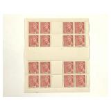 British Forgery French 30c Mercury Complete Sht