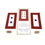 Blue Star Magnets Pins & Informational Card