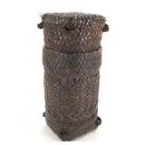 Kuba Lidded Storage Basket