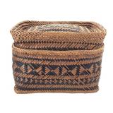Tutsi Agaseke Lidded Basket Rwanda