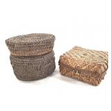 2 African Baskets