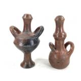 2 Teke or Tio Terracotta Vessels DRC