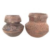 Pair Mangbetu Ceramic Jar