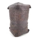 African Lidded Basket
