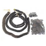 African Coconut Shell Heishi Disc Beads