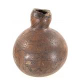 African Ceremonial Palm Wine Gourd