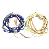 Trade beads Bead Spacers Cobalt Glass+