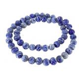 Blue Marble Beads