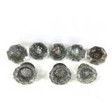 8pcs Metal & Glass Knobs