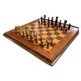 Antique Hand Spun German Regency Chess Set
