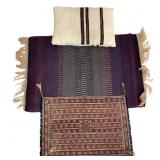 Woven Rugs & Pillow Cover