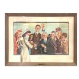 Large Eli Lilly Life Begins Framed Print