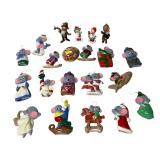 Christmas Ornaments Mice Egg & More