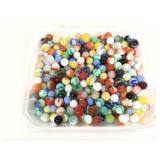 Boxlid of Assorted Marbles