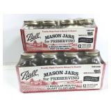 NOS Ball Mason Jars 12 Pt 12 Qt