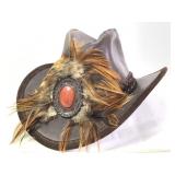 Cornerstone Hatworks Cowboy Hat w Feathers