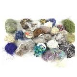 25+ Skeins Trendsetter Eyelash Confetti Yarns