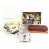 Advertising Matches Ashtray Wooden Pen Set