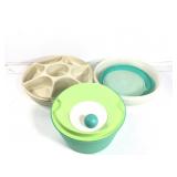 Tupperware Salad Spinner Serving Center+