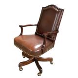 Hancock & Moore Wood & Leather Office Chair