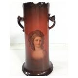 Antique Warwick IOGA Porcelain Portrait Vase