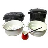 Enamelware Roaster Pots Pourer