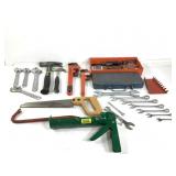 Misc Used Tools w Tape Measure Screwdrivers +