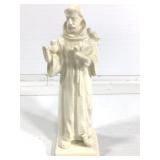 Ceramic Stature of St Francis w Birds