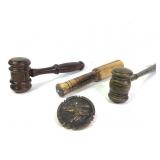 Wood Judge Gavels + Baton