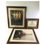 Framed War Memorial Pics, Liberation of Kuwait