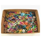 Box of Mardi Gras Beads and Coins
