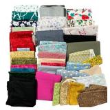 LARGE Lot Fabrics - Cotton Quilting Fabrics