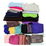 LARGE Lot Fabrics - Cotton Silk Polyester & Blends