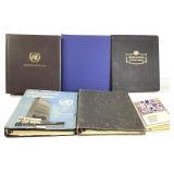 5 Binders of Partial United Nations Stamp Sets +