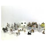 Collection of Resin & Ceramic Mini Animal Figures+