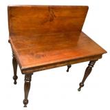 Vtg Table / Desk w Backsplash