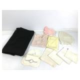 Antique Shawl w Bonnet & Baby Clothing