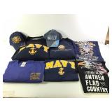 US Navy and American Themed Shirts, Hats