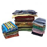 Large Collection of Fabrics - Florals Quilting +
