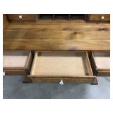 Vtg Pine Secretary Style Desk