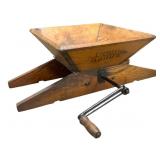 Early Aluminum Wine Grape Crusher w Crank