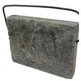 Antique Soapstone Foot Bed Warmer