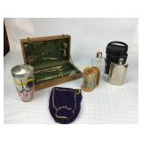Bar Accoutrements Boxed Mixing Set, Shaker & Flask