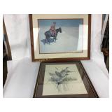 2 Framed Prints Remington & Murphy